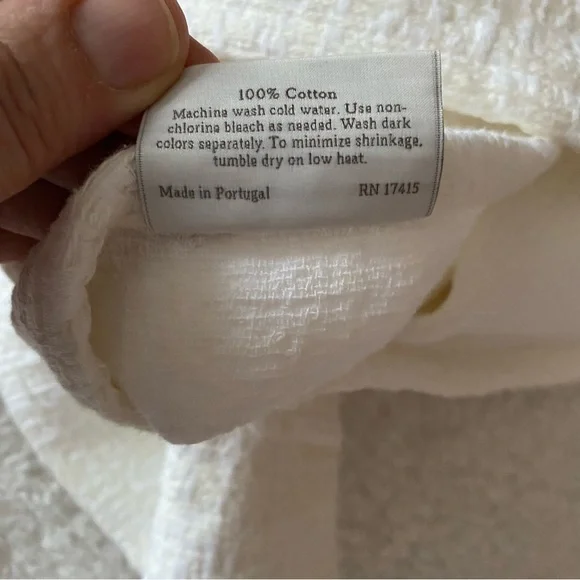 Sferra white/cream pillow sham - Picture 5 of 9